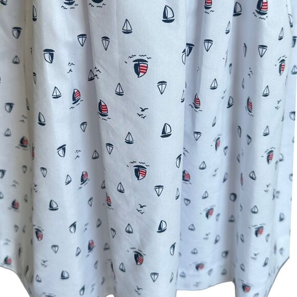 PRETTY ORIGINALS | White | HAND SMOCKED NAVY DRESS - Picture 10 of 13